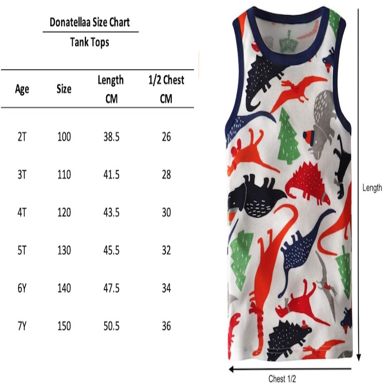 Toddler Kids Girls Set of 3 Tank Tops SET 6
